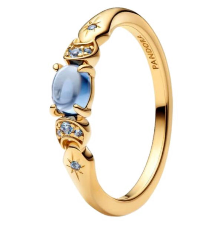 ANILLO DISNEY PRINCESAS Y VILLANOS Plata s925 ALE/Recubrimiento oro 14k