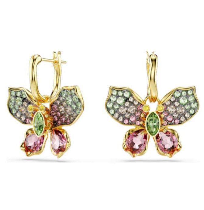PENDIENTES MARIPOSA IDYLLIA F Recubrimiento en Oro 23k
