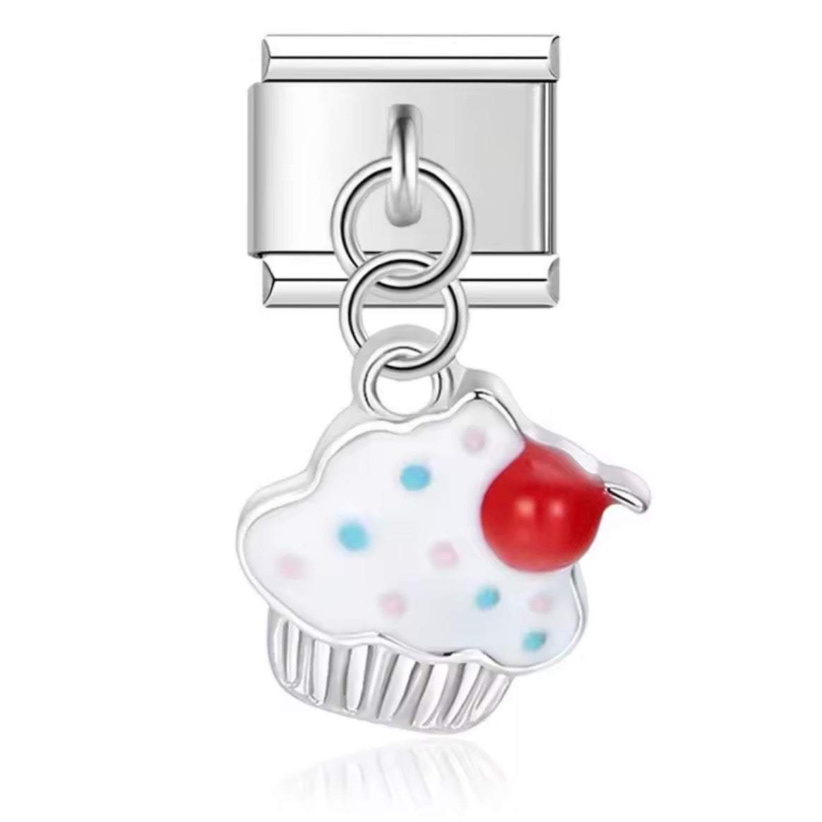 ITALIAN CHARM COLGANTE PASTELILLO Acero Inoxidable ENTREGA INMEDIATA
