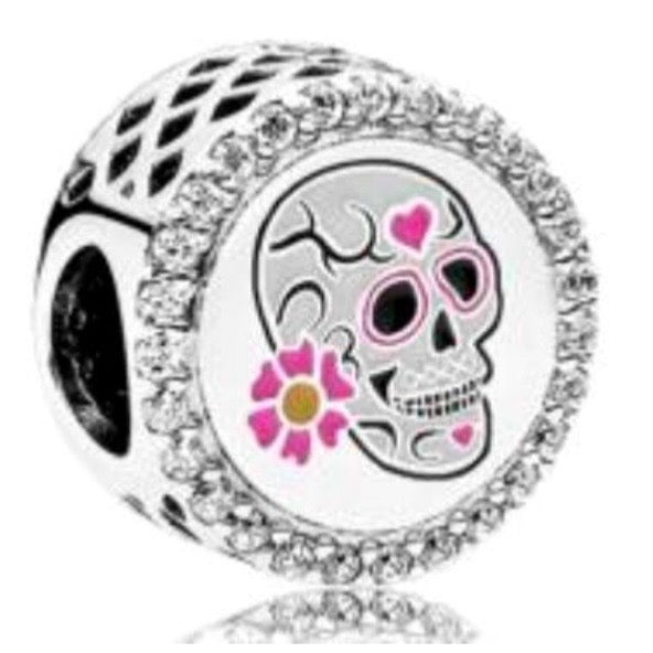 CHARM DÍA DE MUERTOS CALAVERA DE AZÚCAR Plata s925 ALE