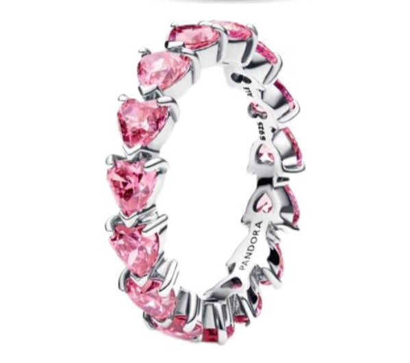ANILLO ALIANZA CORAZONES Plata s925 ALE
