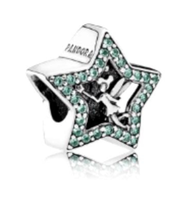 CHARM SEPARADOR ESTRELLA TINKERBELL DISNEY Plata s925 ALE