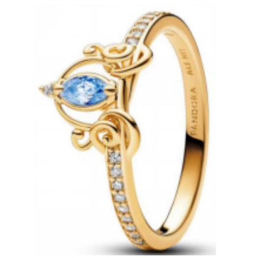 ANILLO DISNEY PRINCESAS Y VILLANOS Plata s925 ALE/Recubrimiento oro 14k
