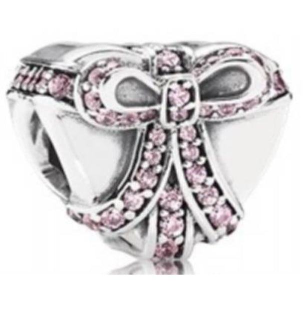 CHARM SEPARADOR CORAZÓN REGALO Plata s925 ALE