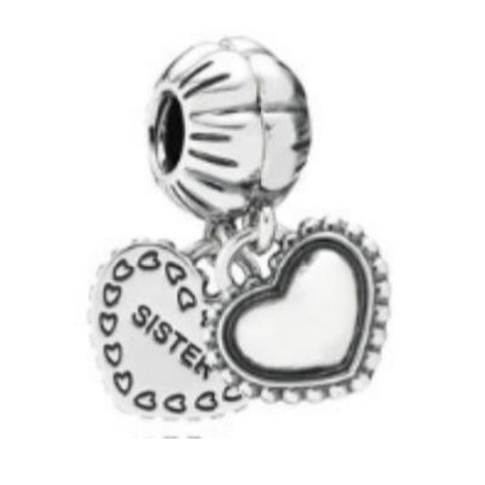 CHARM DOBLE SISTER Plata s925 ALE