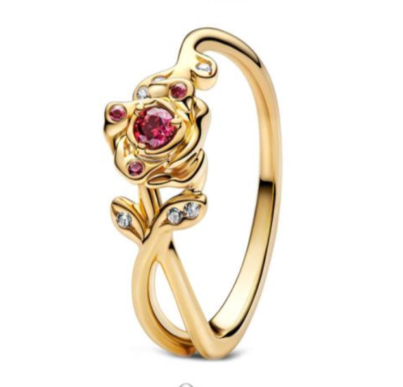ANILLO DISNEY PRINCESAS Y VILLANOS Plata s925 ALE/Recubrimiento oro 14k