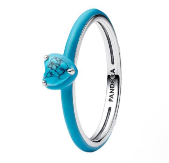 ANILLO ME ESMALTADO Plata s925 ALE/Recubrimiento en oro 14k