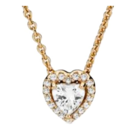 COLLAR CORAZĂN ELEVADO Plata s925 ALE