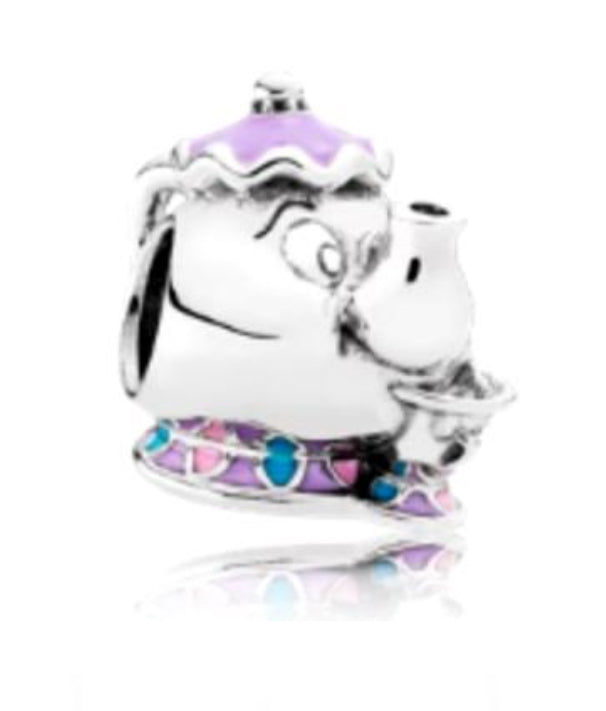 CHARM SEPARADOR DISNEY LA BELLA Y LA BESTIA Plata s925 ALE