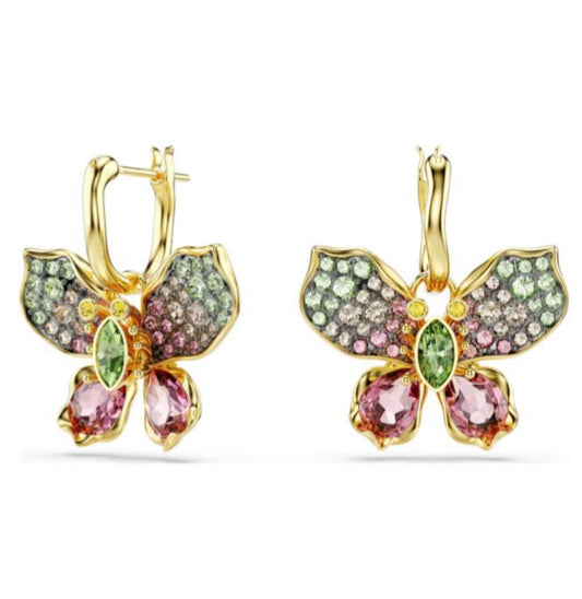 PENDIENTES MARIPOSA IDYLLIA F Recubrimiento en Oro 23k