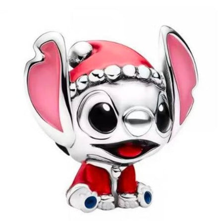 CHARM SEPARADOR STICH NAVIDEÑO Plata s925 ALE
