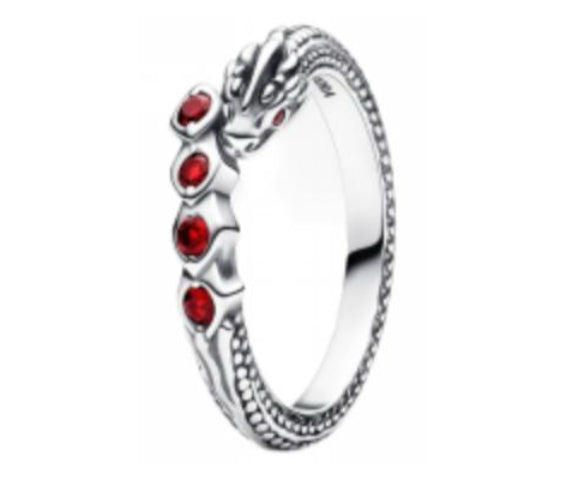 ANILLO DRAGÓN BRILLANTE JUEGO DE TRONOS Plata s925 ALE