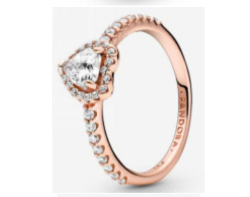 ANILLO CORAZÓN ELEVADO Recubrimiento de Oro 14k
