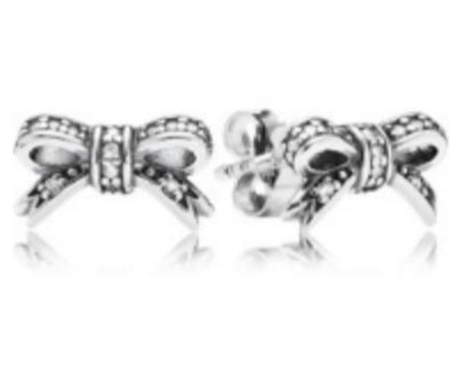 PENDIENTES BOTÓN MOÑO Plata s925 ALE
