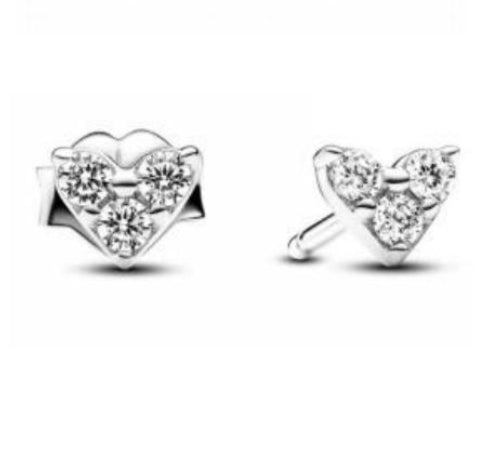 PENDIENTES CORAZÓN Plata s925 ALE