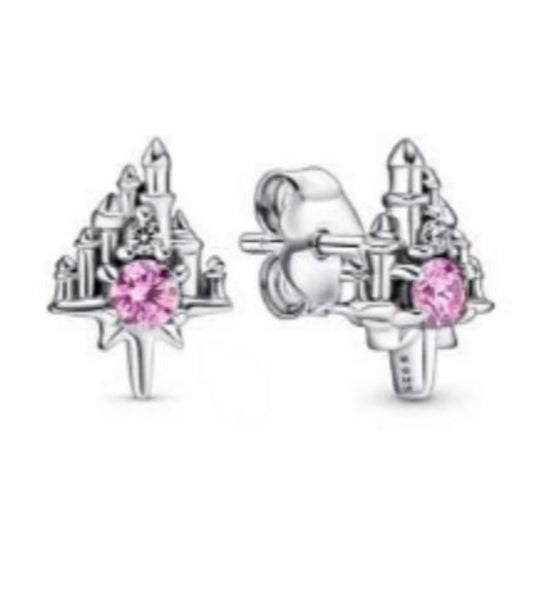 PENDIENTES PALACIO DISNEY Plata s925 ALE