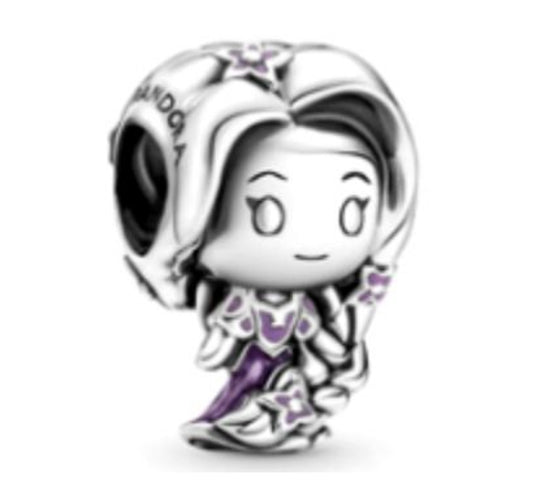 CHARM RAPUNZEL DISNEY PRINCESAS Plata s925 ALE