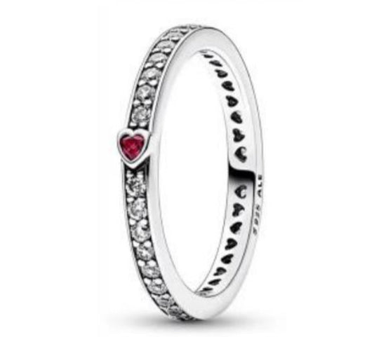 ANILLO MENSAJE DE AMOR BRILLANTE Plata s925 ALE