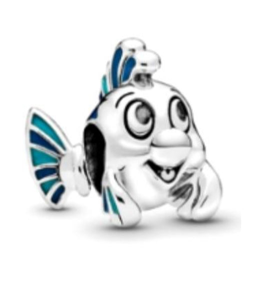 CHARM SEPARADOR DISNEY FLOUNDER Plata s925 ALE