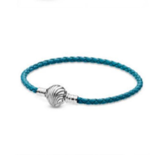 BRAZALETE CUERO DISNEY Plata s925 ALE