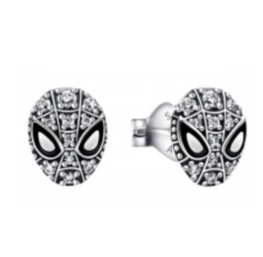 PENDIENTES SPIDERMAN ZIRCONIA MARVEL Plata s925 ALE