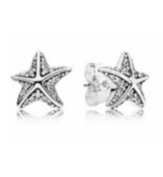PENDIENTES ESTRELLA DE MAR Plata s925 ALE