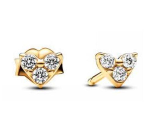 PENDIENTES CORAZÓN Plata s925 ALE