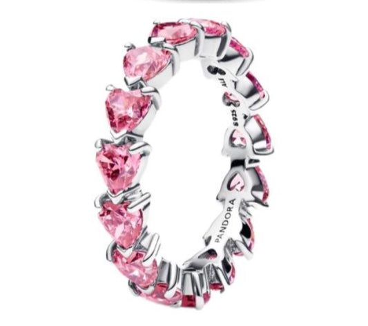 ANILLO ALIANZA CORAZONES Plata s925 ALE