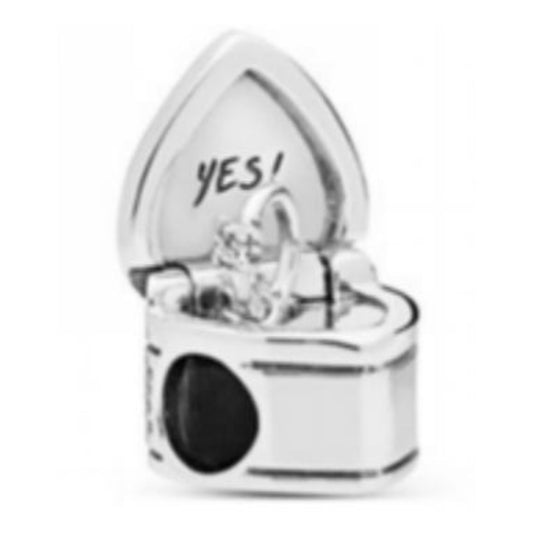 CHARM SEPARADOR BODA/COMPROMISO Plata s925 ALE
