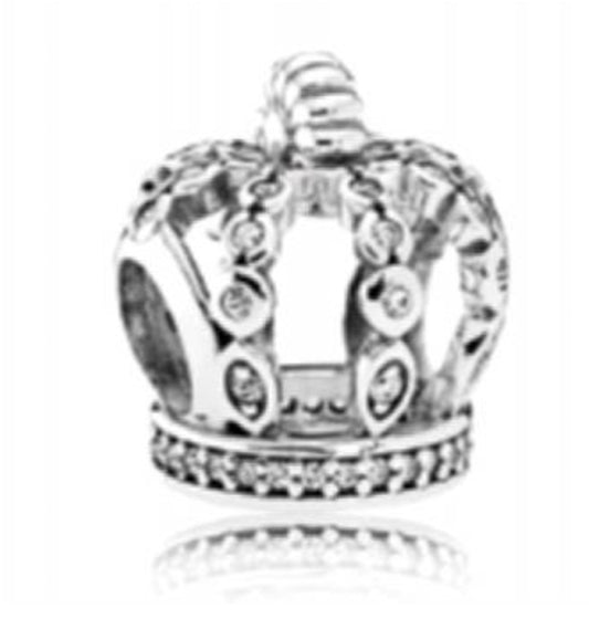 CHARM CORONA DE ZIRCONIAS Plata s925 ALE