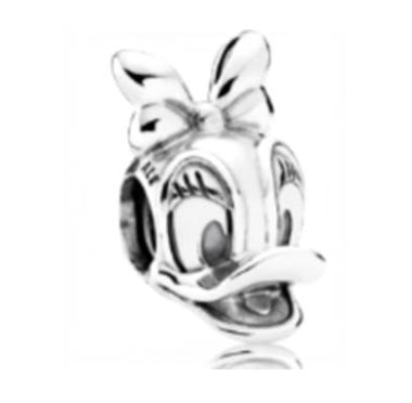 CHARM SEPARADOR DONALD Y DAISY DISNEY Plata s925 ALE