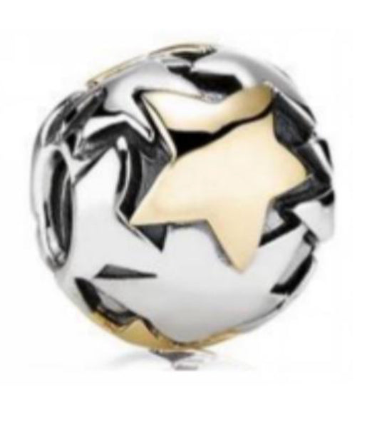 CHARM SEPARADOR ESTRELLAS Plata s925 ALE