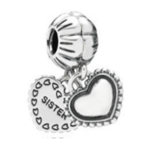 CHARM DOBLE SISTER Plata s925 ALE