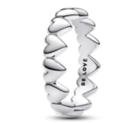 ANILLO CORAZONES Plata s925 ALE