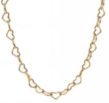 CADENA CORAZONES Plata s925 ALE