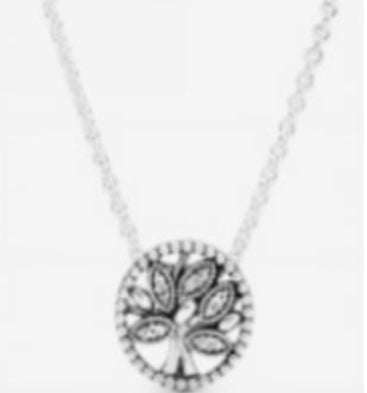 COLLAR ÁRBOL DE LA FAMILIA Plata s925 ALE