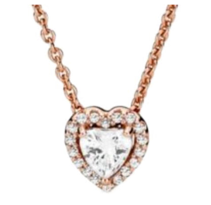 COLLAR CORAZÓN ELEVADO Plata s925 ALE