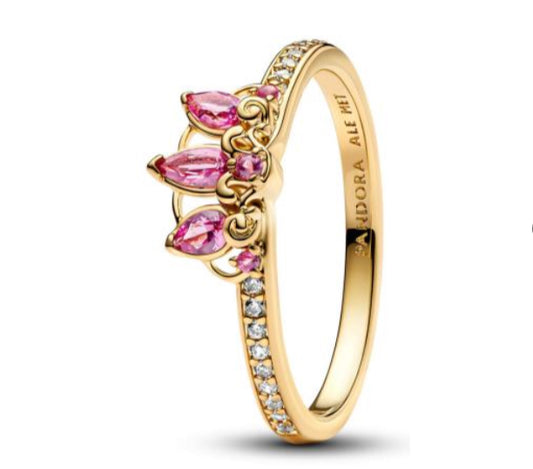 ANILLO DISNEY PRINCESAS Y VILLANOS Plata s925 ALE/Recubrimiento oro 14k