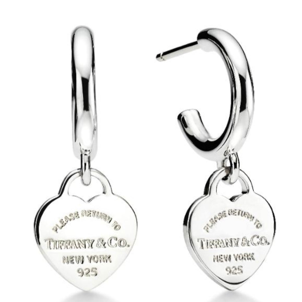 PENDIENTES RETURN TO TIFFANY ARETES CIRCULARES Plata s925