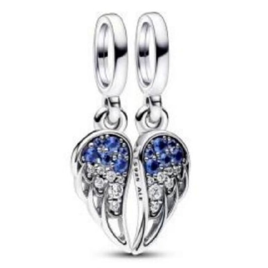 CHARM DOBLE ALAS DE ÁNGEL Plata s925 ALE