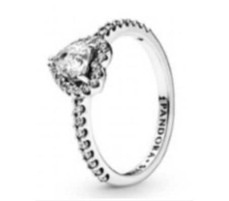 ANILLO CORAZÓN ELEVADO Plata s925 ALE
