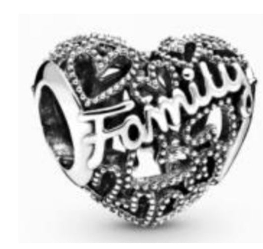 CHARM SEPARADOR FAMILIA Plata s925 ALE