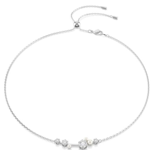 COLLAR CONSTELACIÓN CRYSTAL PEARL Baño de Rodio